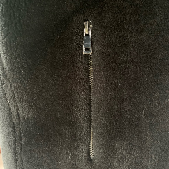 ZARA FUZZY MOTO STYLE COAT - Picture 4 of 8